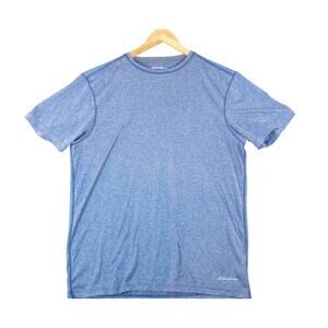 Eddie Bauer Men's Blue Active Short Sleeve T-Shirt Size Large